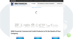 Desktop Screenshot of immfinancial.com