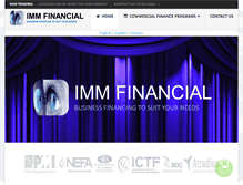 Tablet Screenshot of immfinancial.com
